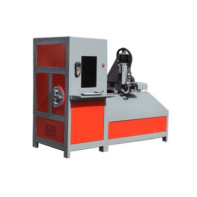 China Small laser shops construction material tube cutting machine metal tube special equipment for stair railing for sale