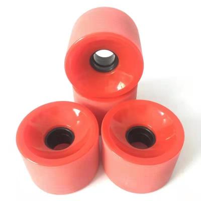 China OEM custom logo 70*51mm youth polyurethane cruier skateboard skate wheels for sale