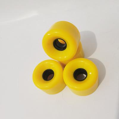 China OEM custom logo 65mm polyurethane youth cruier skateboard skate wheels for sale