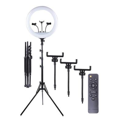 China 18 Inch 45cm LED Beauty Fill Light 18 Inch 45cm Remote Control LED Beauty Fill Light With 2.1m Tripod Stand Dimmable Led Ring Lamp for sale