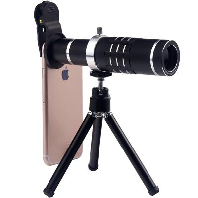 China Blue 7 Layers Coating 18X Zoom Cell Phone Telescope With Extended Tripod HD Telephoto Camera Lens Zoom Optical Telescope Camera Clip Monocular for sale