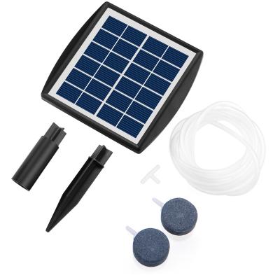 China Solar Powered/DC Water Mini Aquarium Air Pump Plant Aquarium Oxygen Air Compressor Aerator Airflow Viable Solar Filling Maker 2L/min for sale