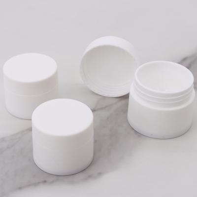 China New Fashion 5g 15g 20g 30g 50g 120g 150g Black PP Cosmetic Matte Cream Plastic Cosmetic Jar for sale