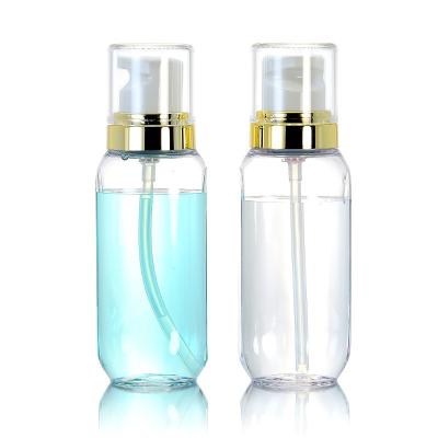 China Personal Care 50/100/120ml Thick Round Shoulder Bottle Wall Essential Oil PETG Bottle Perfume Bottle for sale