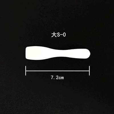 China White Cosmetic Cream Spoon Eye Spatula Spatula Plastic Supplier for sale