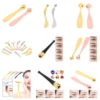 China Reusable Silicone Hair Removal Spatulas Cosmetic Wax Hard Sticks Eye Cream Wax Body Sticks Non-Stick Applicator Scraper for sale