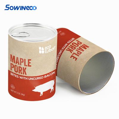 China Wholesale Price Long Shelf Life Air Sealing Paper Tube Packaging Custom Paper Tube Tea Packaging for sale