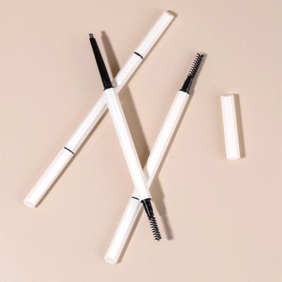 China Waterproof Private Label Your Logo Waterproof Eyebrow Pencil Manufacturers With Brush Makeup Eyebrow Pencil White Thin Private Label for sale