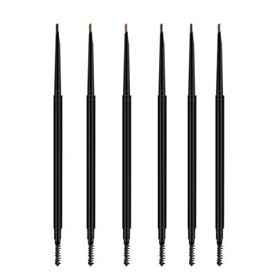 China Waterproof extremely fine six double color beginner eyebrow pencil three-dimensional waterproof long-lasting main main wholesales for sale