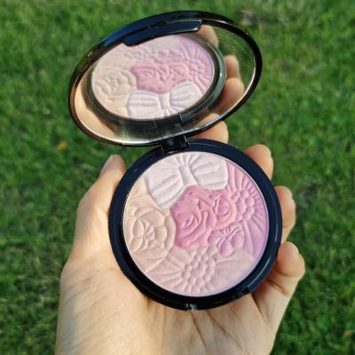 China Custom Logo Makeup Blushes Rose High Quality Waterproof Private Label Blushes Natural Vegan Korean Single Blush Powder Duo Pixi Blush for sale