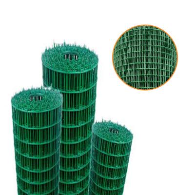 China Durable Metal Mesh Construction Material PVC Wire Mesh Household Fence Plastic Coated Welded Outdoor Pet Cage Color Can Be Customized for sale