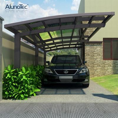 China Easy Use Metal Shelters Cheap Aluminum Metal Garage Tent Car Canopy Parking Lot Design Prices For Sale for sale