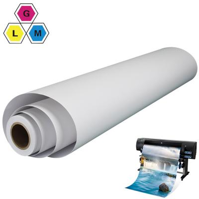 China Customize Wallpaper Inkjet Media Printable Non Woven Removable Self Adhesive Coated Nonwoven Paper Material Roll For Custom Printing for sale