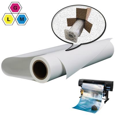 China Synthetic Film Repositionable Paper Rolls Paper PP/PP Inkjet Printing Reusable Removable Self Adhesive Matte Polypropylene Waterproof PP Film PP for sale