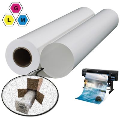 China Printable Waterproof Matte Glossy Synthetic Film Inkjet PP Paper Roll Maker Paper PP / PP for sale