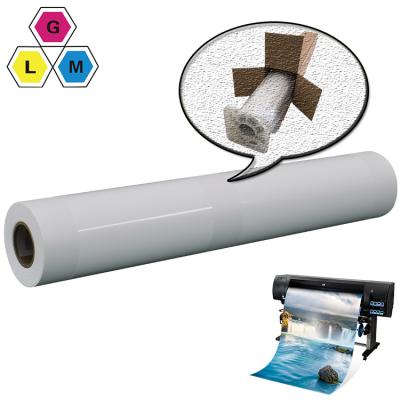 China PP Paper / PP Film Digital Printable Waterproof Inkjet Coated Glossy PP Synthetic Paper For Printing for sale