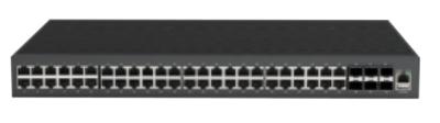 China 48×10/100/1000M Base-TX to 6×Gigabit SFP  L2 Managed Industrial Fiber Switch (1U Rack) for sale