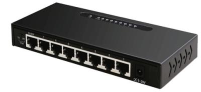 China FR-3008 8-Ports 10/100/1000Mbps Unmanaged Ethernet Switch with Fiber Switch in Optional for sale