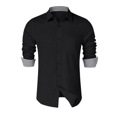 China 2020 New Anti-Wrinkle Canvas Men's Shirt Hot Style Men's Cotton And Checked Shirt Canvas Men's Autumn/Winter for sale