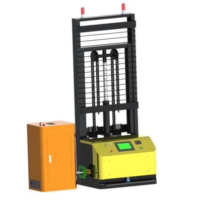 China Matching Materials Forklift AGV Robot Automated Guided Vehicle Forklift For Warehouse for sale