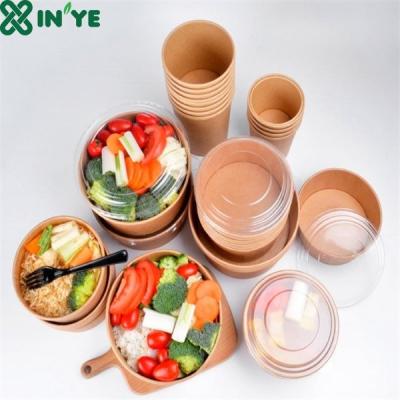 China Disposable Paper With Lid Customized Soup Cup for sale