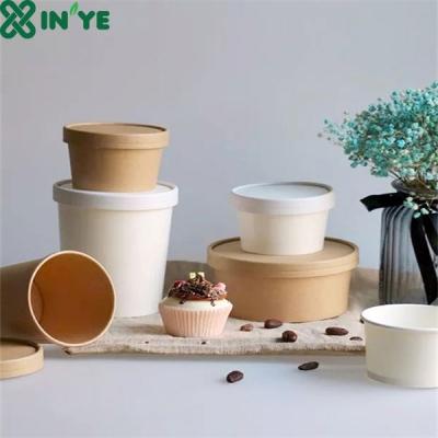 China Disposable Biodegradable Hot Paper Cup Of Soup for sale