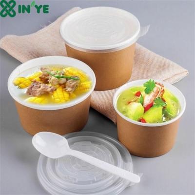 China Eco-friendly Custom Logo With Paper Lid Soup Mug Made In Dongguan for sale