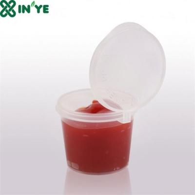 China Eco - Friendly Pudding With Lid 1Oz Plastic Disposable Cup Snack Container for sale