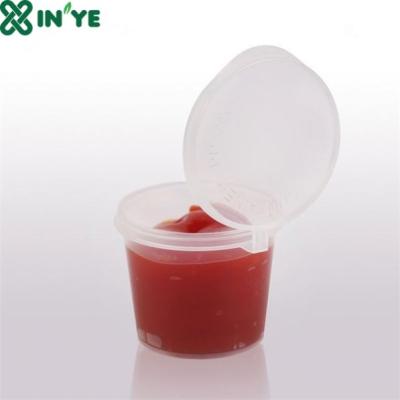 China Eco - Friendly Fruit Cups With Lid Wholesale Plastic Pudding Sauce Disposable Paper Cup for sale