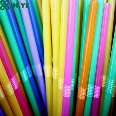 China Eco-friendly Natural Colorful Printing Drinking Biodegradable PLA Straw For Bubble Tea From Whosale for sale