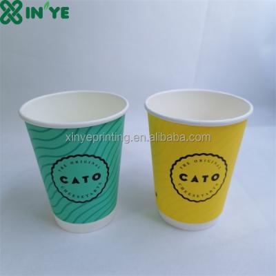 China Single Wall And Paper Lids Eco - Friendly Double Wall Hot Resistant Coffee Mug for sale