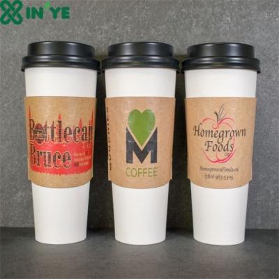 China Hot Selling Eco - Friendly Coffee Cup Cardboard Sleeves for sale