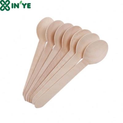 China 100% Biodegradable Disposable Eco-Friendly Nature Bamboo Serving Spoon for sale