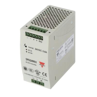 China Brand New Electronic Equipment AC-DC 24V 3.8A 90-264V Carlo Gavazzi SPD24901 Power Supply In Included DIN Rail PFC 91W SPD Series Low Price for sale