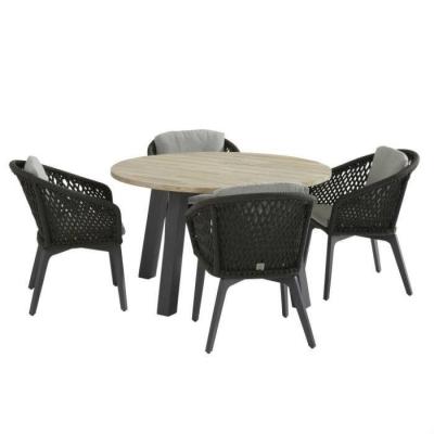 China Modern Rattan Outdoor Dining Sets Dining Furniture Table And Chairs Set for sale