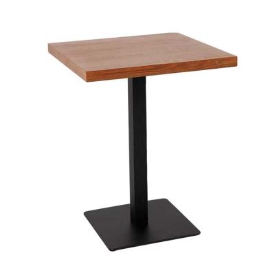 China Modern Modern Restaurant Dining Furniture Wood Square Dining Table for sale