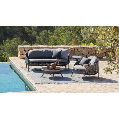 China Modern Outdoor Waterproof Premium Rattan Sofa Set Quality Garden Furniture for sale