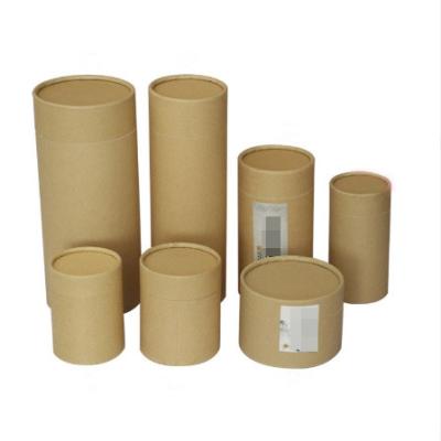 China Bio-degradable Custom Design Round Cylinder Cardboard Eco Friendly Food Grade Kraft Packaging Paper Tube for sale