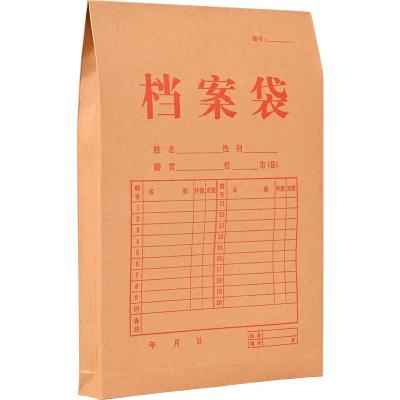 China Business Envelope Hight Quality A4 Kraft Paper Document File Case for sale