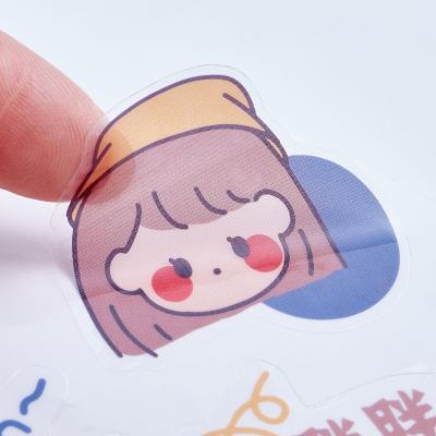 China Waterproof Custom Waterproof Printed Cartoon Sticker Self Adhesive Label for sale