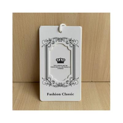 China Heat Sensitive Factory Customized Wholesale Hangtags Label Recycled  for Clothing Own Logo Tag Hangtag for sale