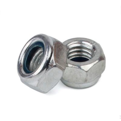 China General Industry Customized Insert M3-M42 Carbon Steel Stainless Steel Nylon Thin Lock Hex Nut for sale