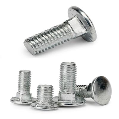 China A307 steel gr. A Galvanized Square Carriage Bolt Neck Mushroom Head Bolt for sale