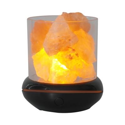 China 2021 New Product Night Lamp Himalayan Salt Lamp Anion Air Purifying Aromatherapy Stone Night Lamp RGB Colors USB for sale