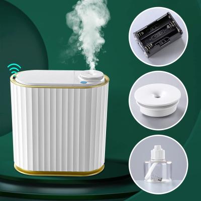 China JOYBOS Small Touchless Stocked Trash Can For Bathroom With Essential Oil Diffuser 7L Automatic Bedroom Waste Bin With Lid for sale