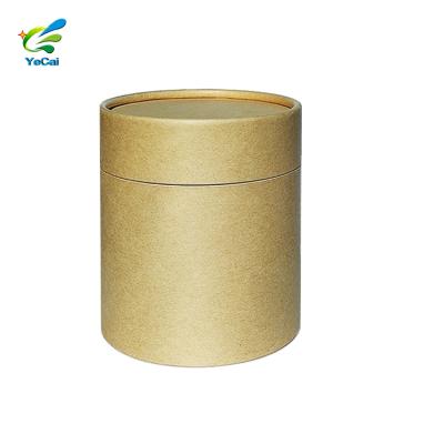 China Wholesale Recyclable GOLD Green Paper Tube Packaging Tea Tube Paper Cylinder STOCK Box for sale