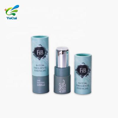 China Wholesale Recyclable Manufactures Custom Color Lipstick Paper Tube Packaging Biodegradable Recyclable Package For Lip Blam for sale