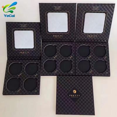 China Eco-Friendly Custom Biodegradable Wholesale Recyclable Eyeshadow Box Private Label Eyeshadow Palette Tube Packaging for sale