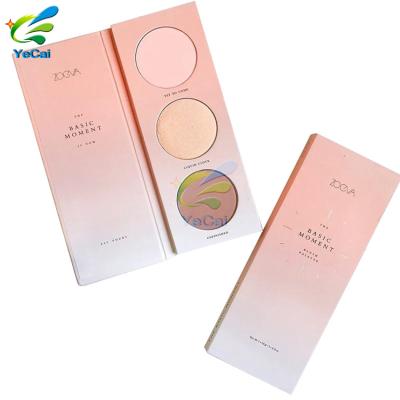 China Custom Recyclable Recycle Cardboard Paper Eyeshadow Box In Guangzhou for sale