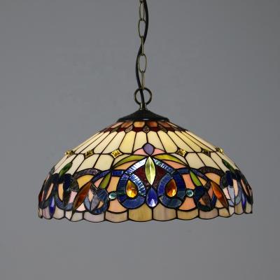 China Serenity 2-Light Mediterranean Victorian Ceiling LongHuiJing Pendent Fixture for sale